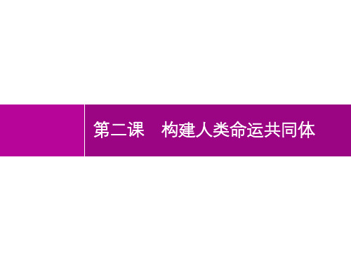 测控设计道德与法治(人教九年级下)第一单元  第二课  推动和平与发展