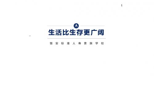 绩优新人班4恒安标准公司介绍优势含备注