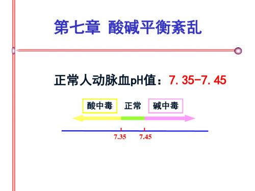 第七章酸碱平衡紊乱