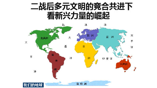 人民版高中历史必修一《题九 当今世界政治格局的多极化趋势  二 新兴力量的崛起》优质课课件_3