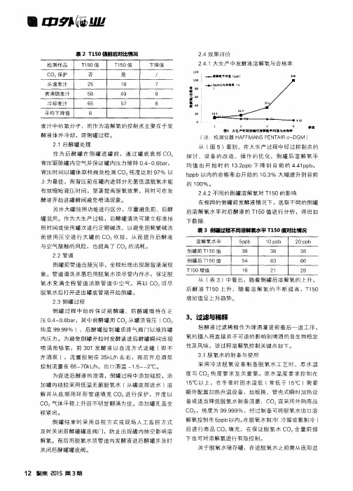 啤酒酿造过程溶解氧控制研究