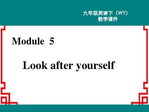 外研版九英下(WY)精品教学课件 Module 5 Unit 3