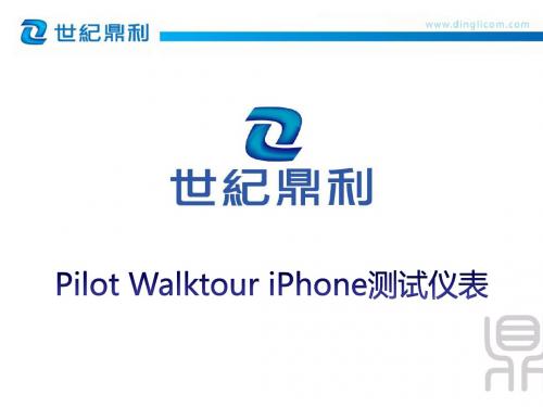 世纪鼎利PilotWalktouriPhone便携式测试仪表介绍