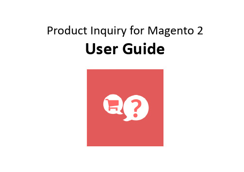 Magento 2 Product Inquiry User Guide