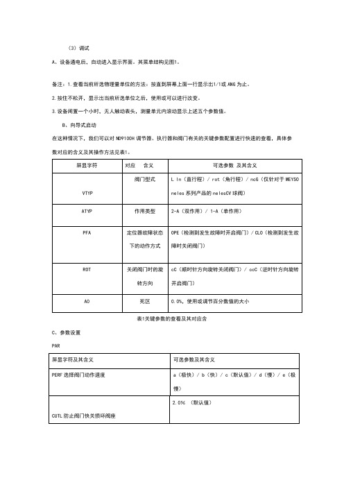 (完整版)美卓(MESTO)NelesND9000定位器校验