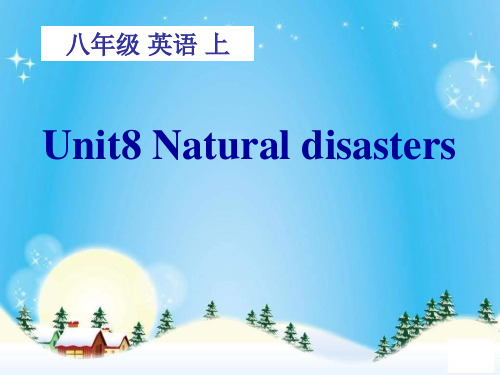 《Natural disasters》PPT