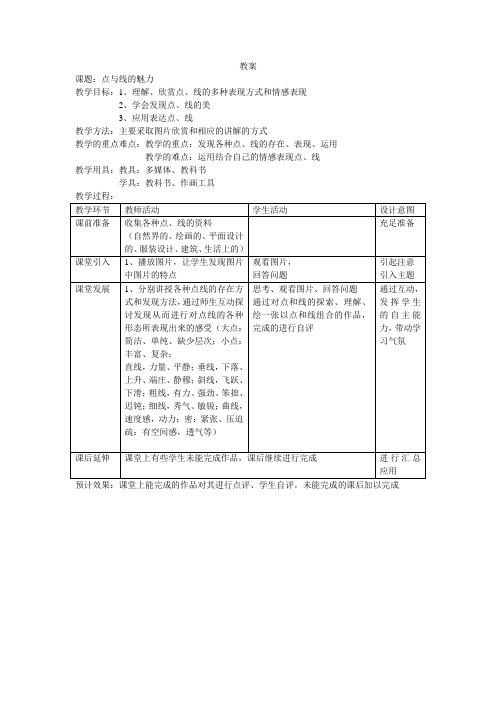 点与线的魅力