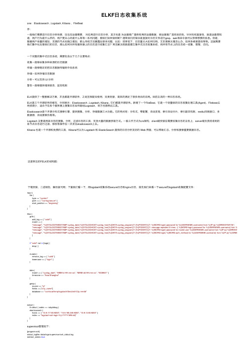 ELKF日志收集系统