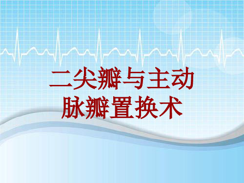 手术讲解模板：二尖瓣与主动脉瓣置换术