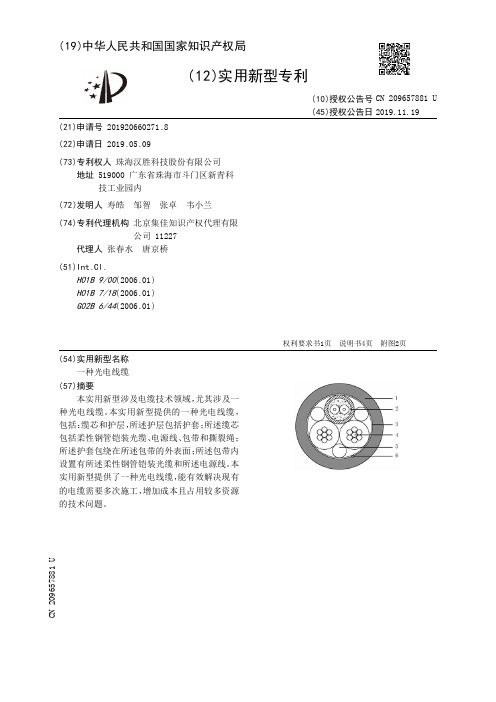 【CN209657881U】一种光电线缆【专利】