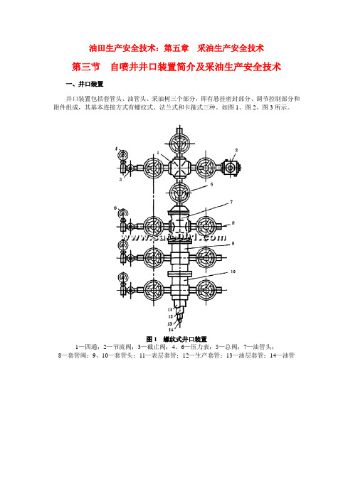 自喷井井口装置简介