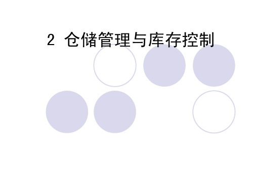 培训课件仓储管理与库存控制(2)