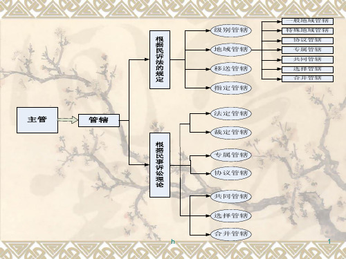 民事诉讼的主管与管辖