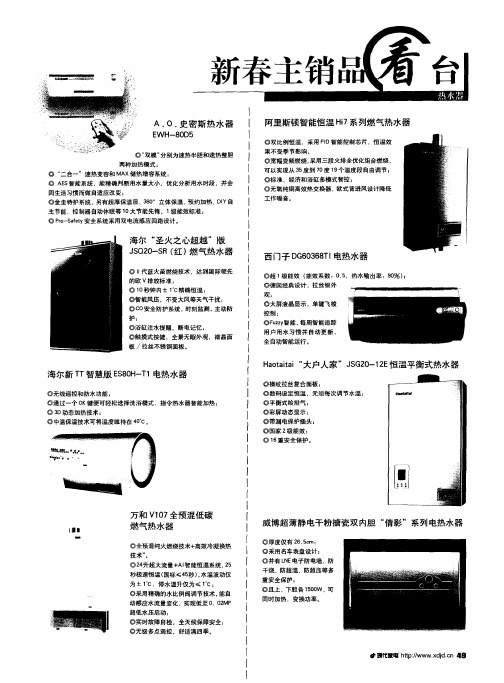 新春主销品看台