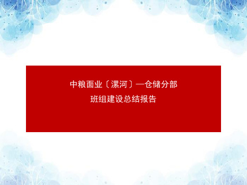 仓储部班组建设总结报告,仓储部团队建设经验与实践方法