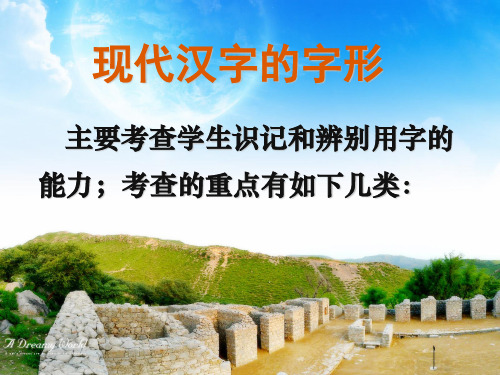 字形训练