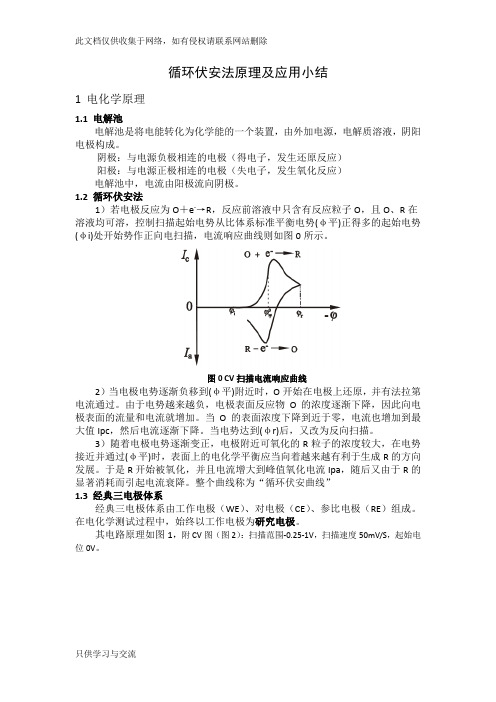 循环伏安法原理及结果分析知识分享