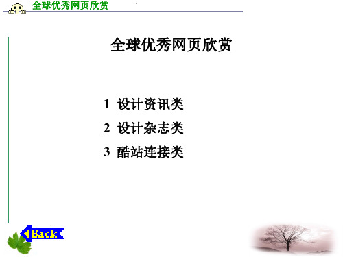 优秀网页欣赏的参考材料精品PPT课件