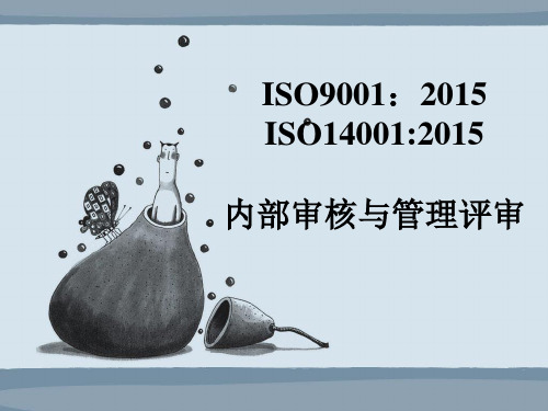 ISO9001新版标准2015内部审核与管理评审