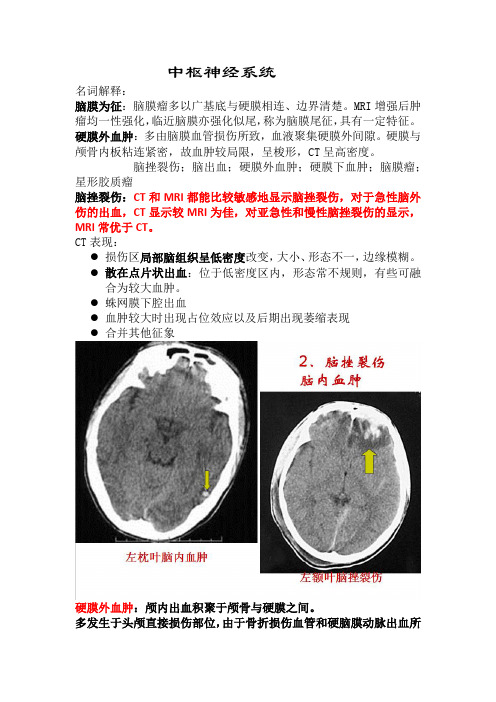 医学影像学中枢神经系统