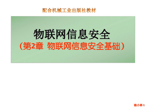 物联网信息安全2021(第2章)