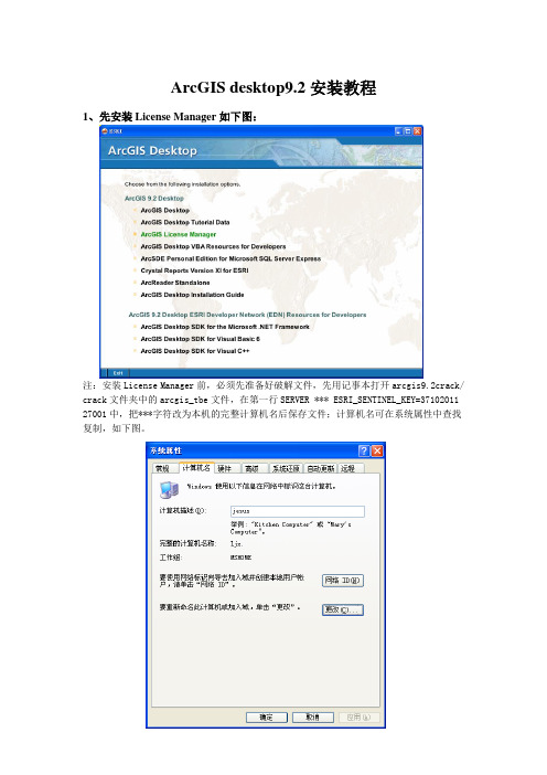 ArcGIS_desktop安装教程