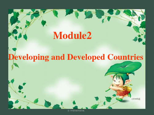 Module2_Developing_and_Developed_Countries课件