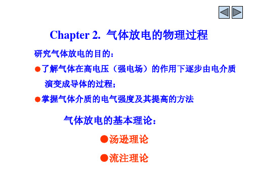 2.气体放电的物理过程