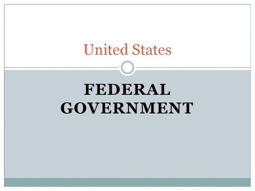 United States Gov't 美国政府