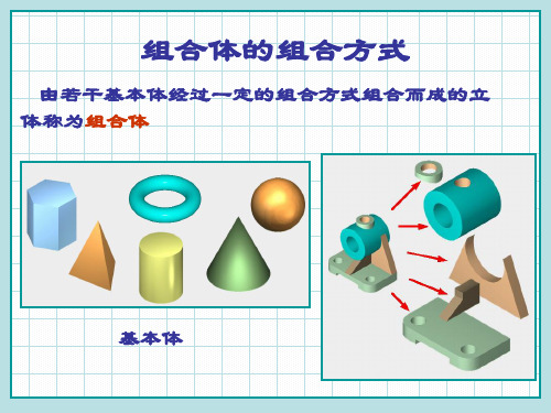 组合体的组合方式