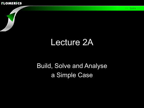 Flotherm教程2Build,SolveandAnalyseasamplecase