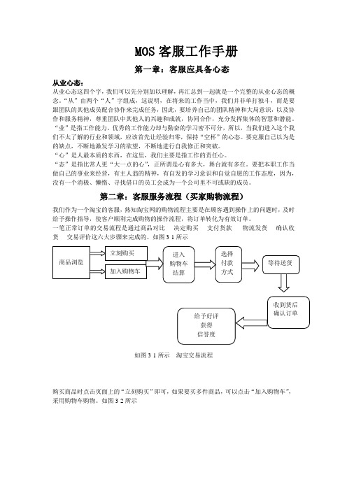 淘宝客服工作流程