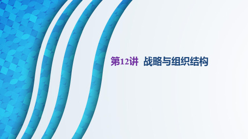 12.战略与组织结构