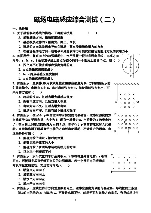 磁场试题