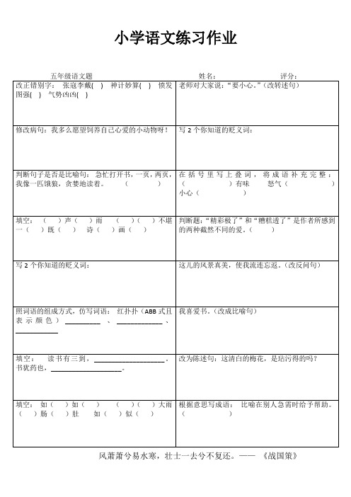 快乐语文随堂练 (78)