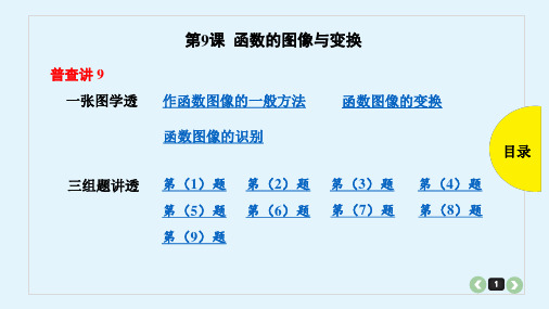 2020年高考数学(理)第9课 函数的图像与变换精品课件一轮复习