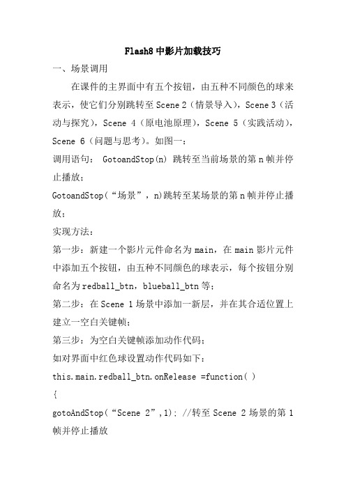 Flash8中影片加载技巧