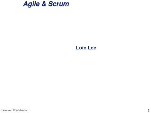 Agile 敏捷开发与Scrum流程