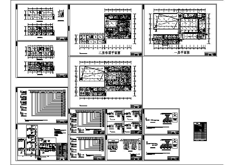 某制药车间全套消防设计施工CAD图