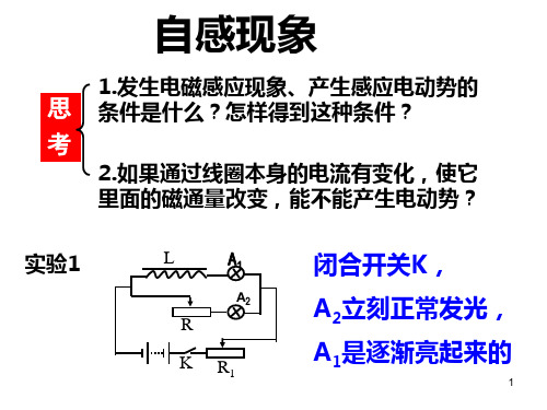 自感现象及应用ppt