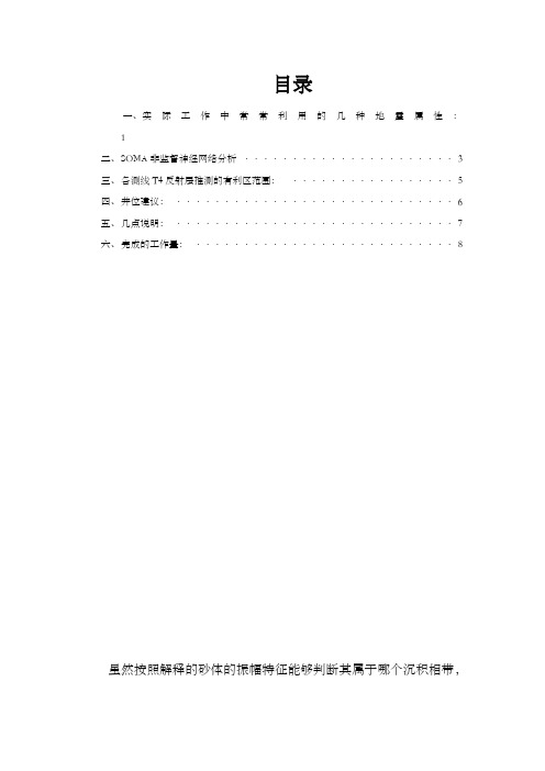 模式识别及属性分析报告