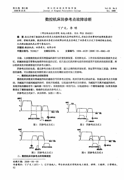 数控机床回参考点故障诊断