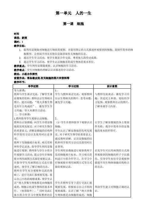 最新青岛版小学科学六年级下册全册教案