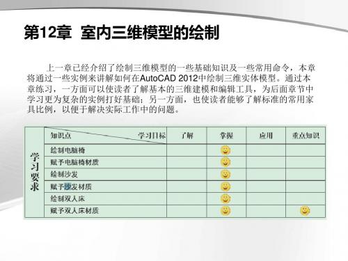 AutoCAD 2012中文版案例教程教学课件第12章