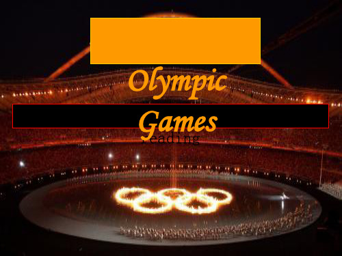 云南省德宏州梁河县第一中学高中英语 Unit2 The Olympic Games warming 