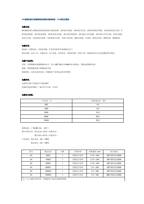 JH电缆,国标3C电缆