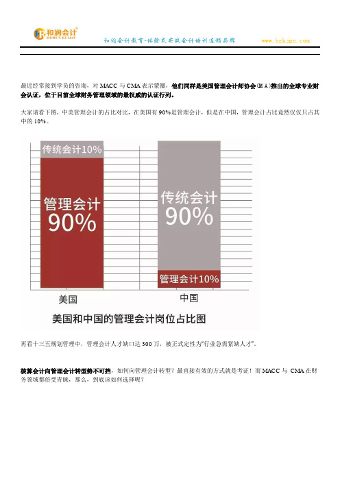 MACC与CMA大比拼,谁才是你的最佳选择？