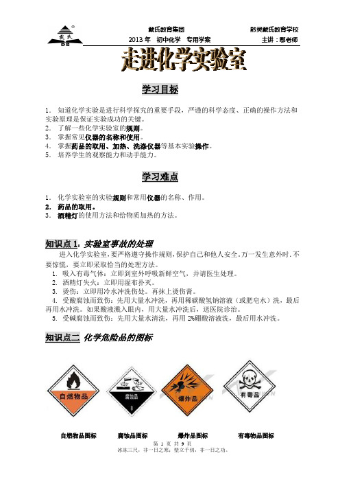 走进化学实验室1