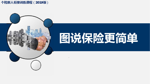 个险新人衔接训练课程2019版7图说保险作用训练通关33页