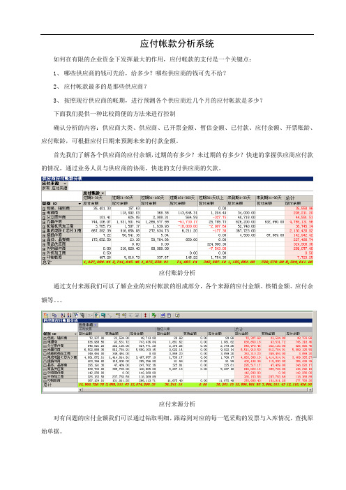 应付帐款分析